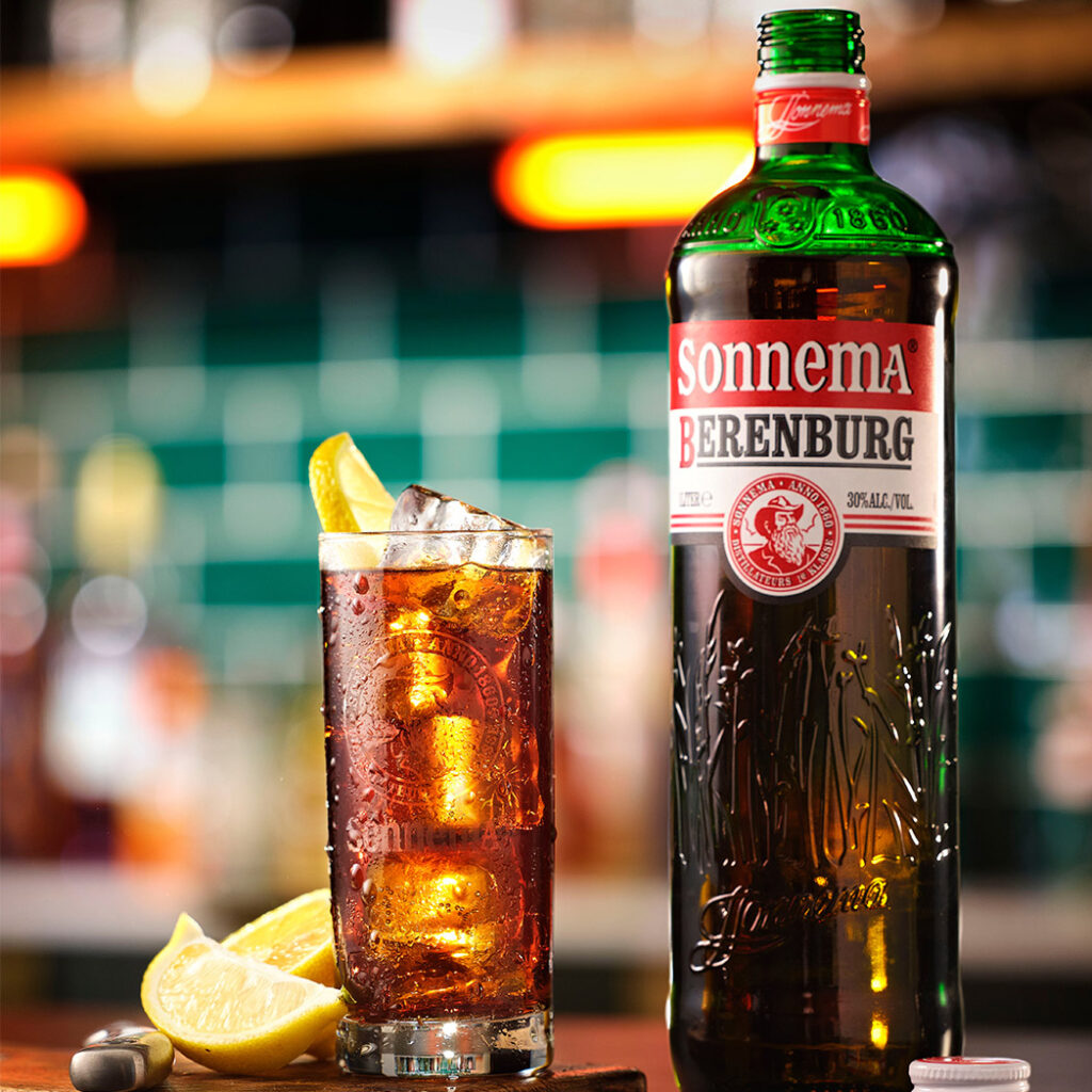 Sonnema cocktail productfoto door Frequin